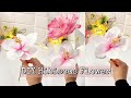 How to make Hibiscus Flower using Tissue paper | Step by Step Tutorial | DIY Paper Flower