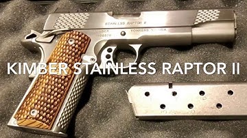 Cover Image for Kimber Stainless Raptor II 1000 Rounds (A Masterpiece)
