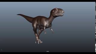 Dino Walk Cycle by Dave Novis