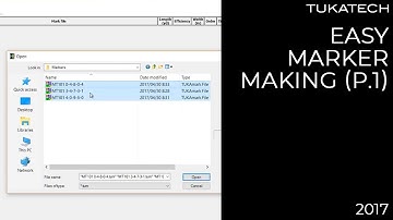 Easy Marker Making (P1) | Automatic Marker Making Tutorial | TUKAtip - TUKAmark & SMARTmark (2017)