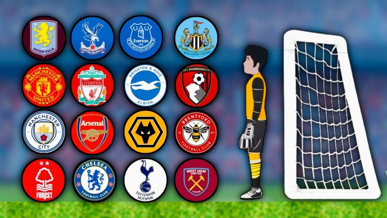 BEAT THE KEEPER | Premier League 2025/26 | Football club Tournament | Marble Soccer Race