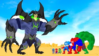 Rescue Baby HULK & SPIDERMAN, CAPTAIN From HULK SKELEGOD : Who Is The King Of Super Heroes?