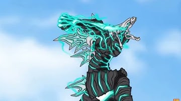 godzilla no.8 vs florian triangle(one piece)