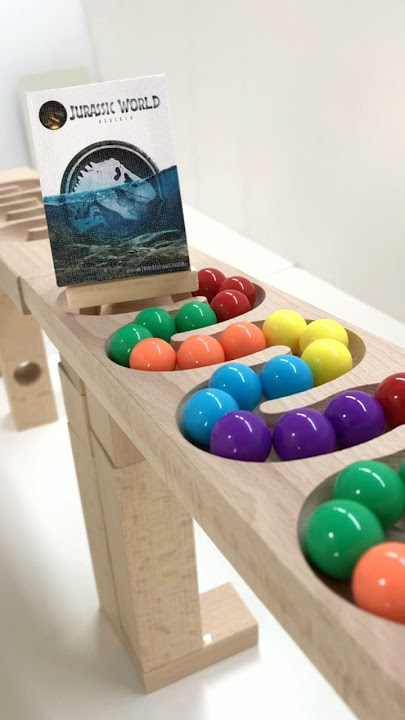 Marble Run ASMR ☆ HABA Wave Slope, Japanese Teacups #shorts #marblerun @marblerunone