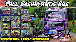 MOMEN SPESIAL!! KEPULANGAN  BUS TRIP WADUK DARMA FULL BASURI TERBARU DAV MUSICAL AIR HORN