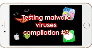 Testing malware viruses compilation #3 (video not completely mine) 