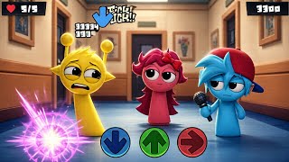 ESSE JOGO DE RITMO COM SPRUNKI É VICIANTE DEMAIS! 🔥 Sprunki Funky Beat Gameplay (Modo Normal) screenshot 2