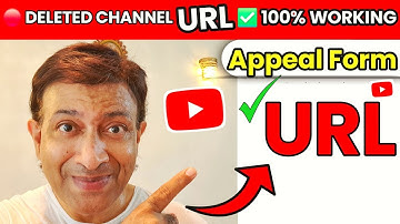 Suspended YouTube Channel URL Kaise Nikale | Deleted Channel URL (5 Ways) ✅