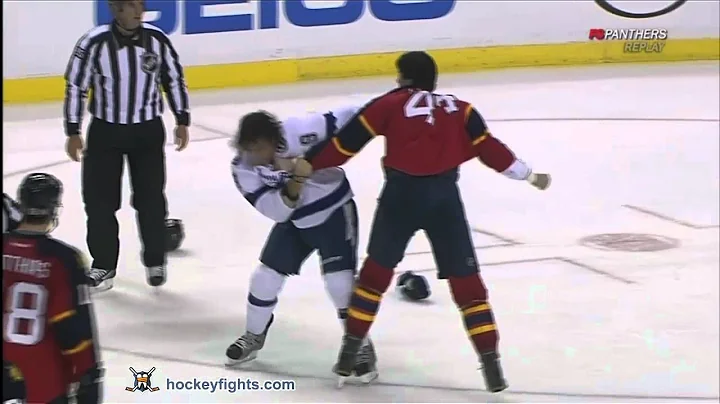 Steve Downie vs Erik Gudbranson Oct 15, 2011