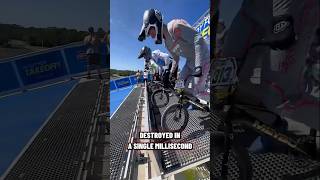One Mistake Ruins the RACE! 🚲💥#bmx #shorts #race #sports #fail #babyshorts