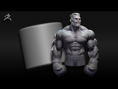 ZBrush Unleashed: Building A Superhuman Physique From A Cylinder