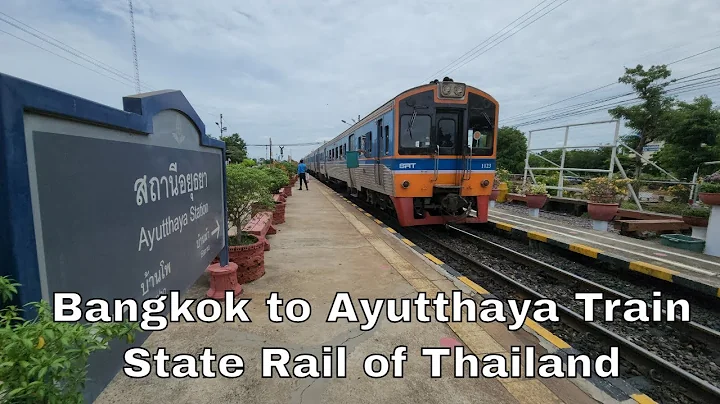 Billigaste sättet att resa från Bangkok till Ayotaya: $1 tågresa i Thailand!
