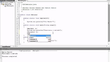 Video Aula Java - 16 Métodos parte 1 (by Guedes)
