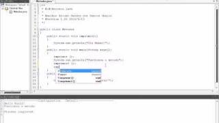 Video Aula Java - 16 Métodos parte 1 (by Guedes)