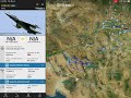 THIS IS RARE TO SEE!! Two unknown f16 fighters and and two mirage jets onflightradar24!!