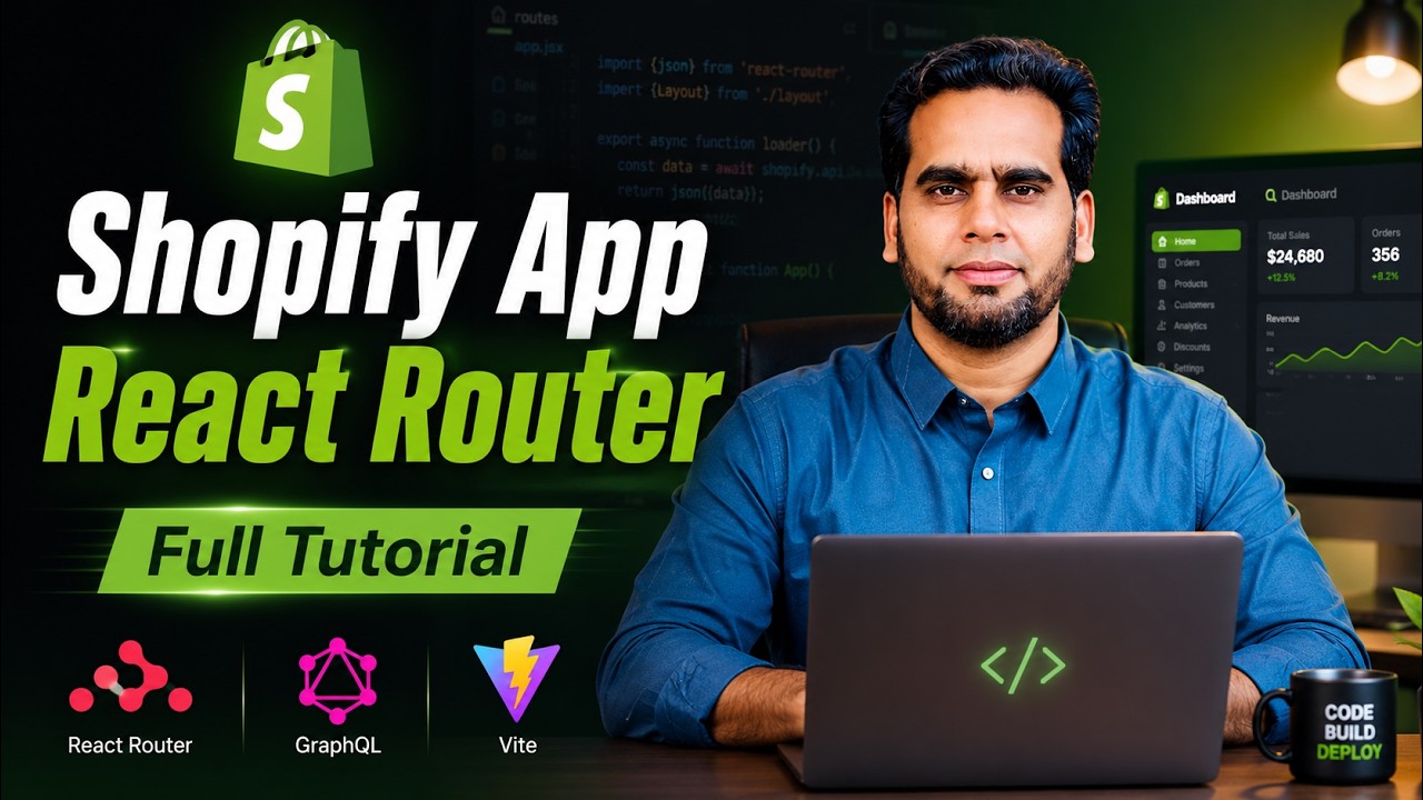 Shopyfiy Device Router Shopify App Development Tutorial with React Router - YouTube