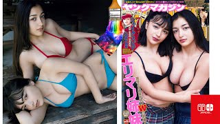 Erika & Marina sisters 人気JKエリカ・マリナ姉妹 撮影現場 - Japanese Gravure Bikini Idol