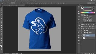 Tutorial MockUp Tshirt menggunakan Photoshop (free download PSD file)