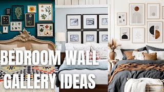 Trendy Bedroom Wall Gallery Ideas. Bedroom Wall Gallery Design and Decoration.