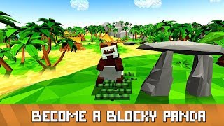 🐼🍲Blocky Panda Simulator  Be a Bamboo Bear! screenshot 1