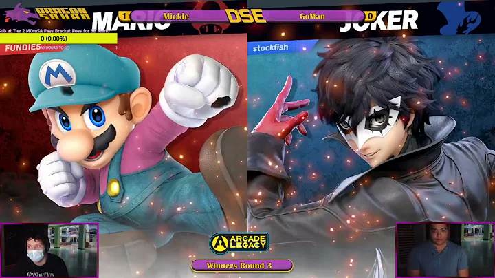 Mickle (Mario/Sheik) Vs GoMan (Joker) Arcade Legac...