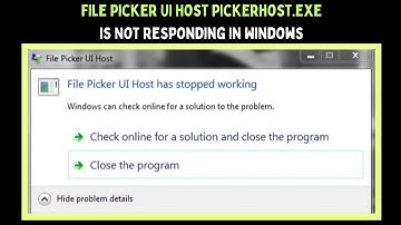 How to Fix File Picker UI Host pickerhost.exe Is Not Responding in Windows 11