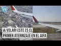 Así fue el despegue y aterrizaje del vuelo de Guadalajara a Santa Lucía