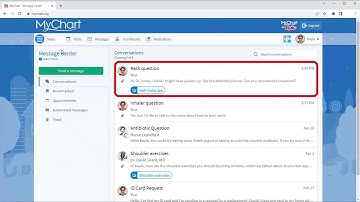 Watson Clinic MyChart - Messaging