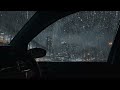 Fall Asleep in Minutes 🚗 Heavy Rain on Car Roof for Cozy Calm Night Ambience