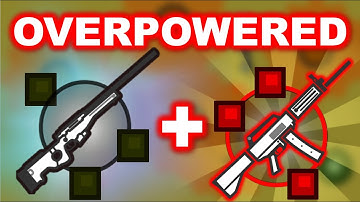 *INSANE* COMBO! || AWM-S + USAS-12 vs. HACKER! || Surviv.io Woods