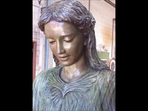 Virgen del Niño por nacer, así se hizo