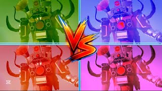 Titan DJ Man 4 Color Challenge! 🎧💚💙❤️💖 | Tiles Hop EDM Battle screenshot 4