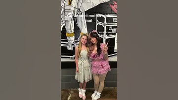 A fan meeting Melanie Martinez after the trilogy tour! #melaniemartinez #trilogytour #shorts