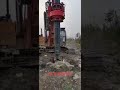 Rotary drilling rig for pile driving