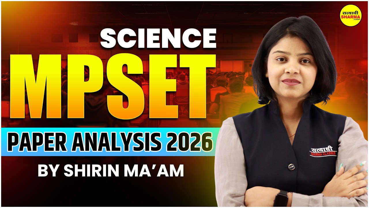 MPSET 2026 | PAPER SOLUTION 2026 | MPSET EXAM 2026 BY SHIRIN MA’AM