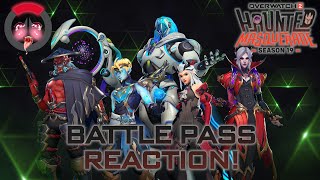 Season 19: Haunted Masquerade Battle Pass Reaction! - Overwatch 2