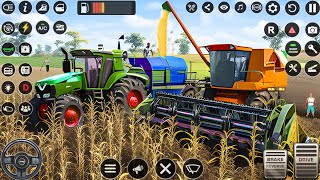 Real Tractor Driving Simulator 3D - Offroad Drive Farming Tractor - Android GamePlay screenshot 3