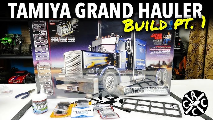 Tamiya RC Grand Hauler Matte Black Edition 1:14 Bausatz Kit