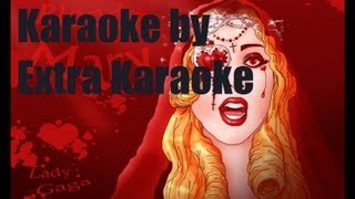 Video thumbnail of "Lady Gaga - Bloody Mary Karaoke"