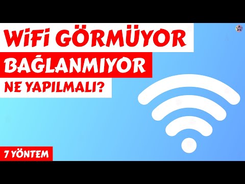 Laptop WiFi Ağını Görmüyor Bağlanmıyor - 7 Yöntem! Laptop WiFi Sorunu Çözümü