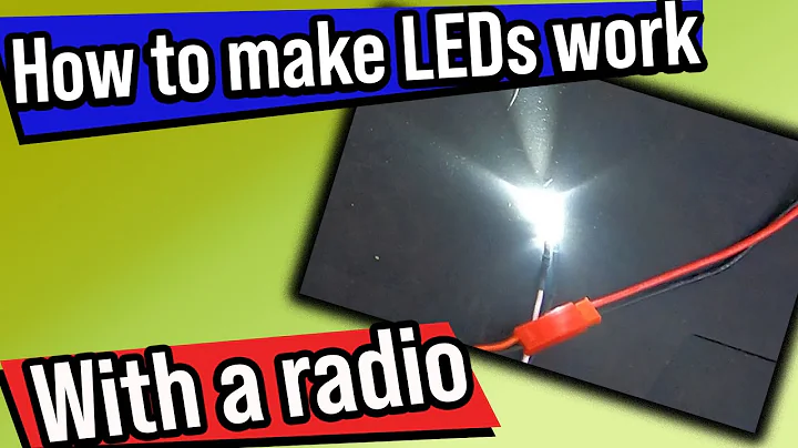 How to make LEDs work with a 3 channel radio.