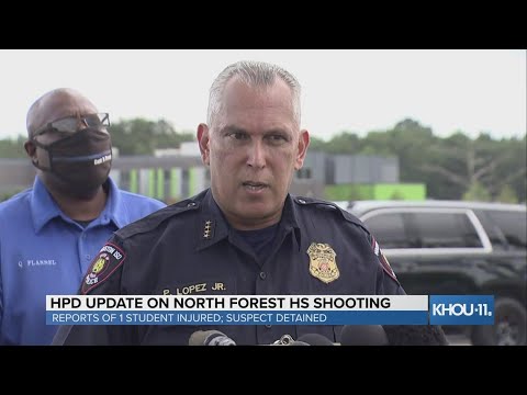 HISD police update on shooting at North Forest High School