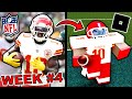 THE BEST PLAYS OF NFL WEEK 4 RECREATED IN ROBLOX! (FOOTBALL FUSION)