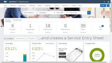 Service Entry Sheets