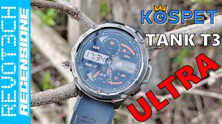 Kospet Tank T3 ULTRA Review: GPS integrato, Rugged Design e AMOLED a circa 100€