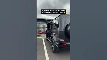 POV It S Your First Time In A Mercedes G Class 