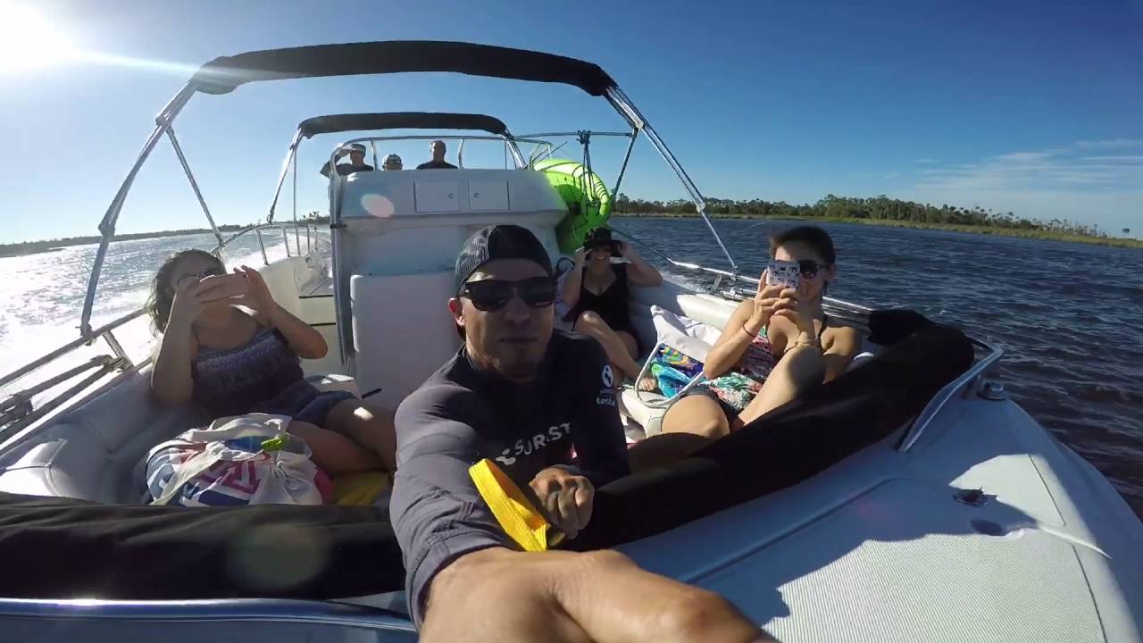 Crazy Fast Boat Ride in Crystal River - YouTube