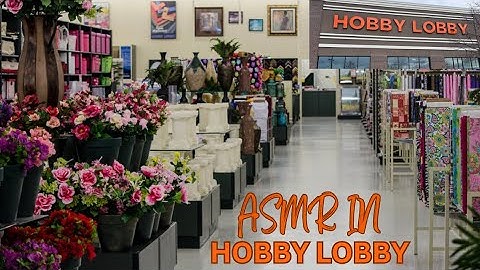 Public ASMR in Hobby Lobby 🧶✏️🎨🖼️📿 | Tapping, Scratching, Crinkles, Fabric Sounds