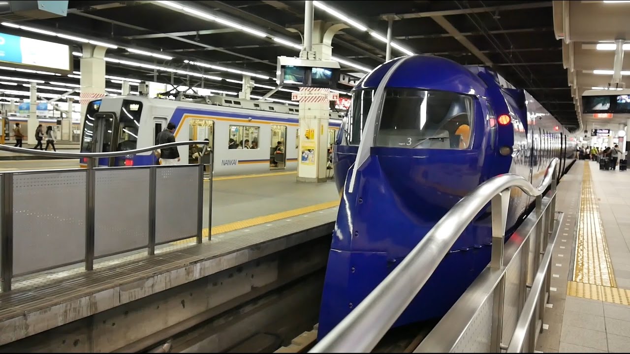 南海電気鉄道 空港特急 特急ラピートβ （50000系運行）  超広角車窓 進行右側 なんば～関西空港