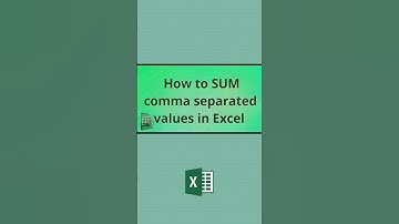 How To Sum Comma Separated Value In Excel!  Don’t forget to save this post!